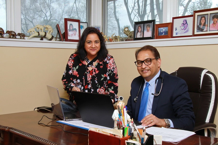 Dr kavathia and wife - family medical practice NJ